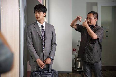 Koji Fukada BTS on The Real Thing_© Mochiru Hoshisato, Shogakukan, NagoyaTV