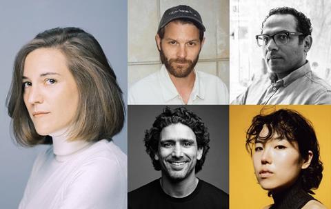 L-R: Carla Simón, Salim Kechiouche, Park Ji-Min, Magnus Von Horn, Ali Asgari