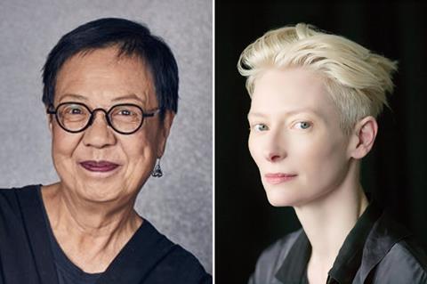 Ann Hui Tilda Swinton c Venice Michael Lavine