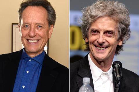 Richard E Grant Peter Capaldi c Frazer Harrison Gage Skidmore