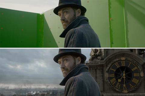 Jude Law in 'Fantastic Beasts The Crimes Of Grindelwald' c Warner Bros