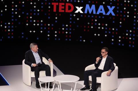 Ted Sarandos and Maxime Saada