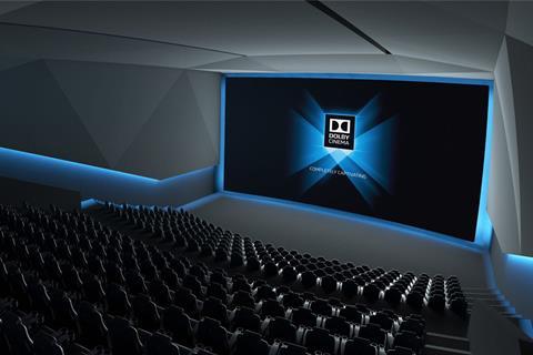 Hdr enabled dolby cinema screens