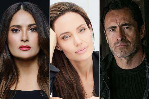 Salma Hayek Pinault Angelina Jolie Demián Bichir