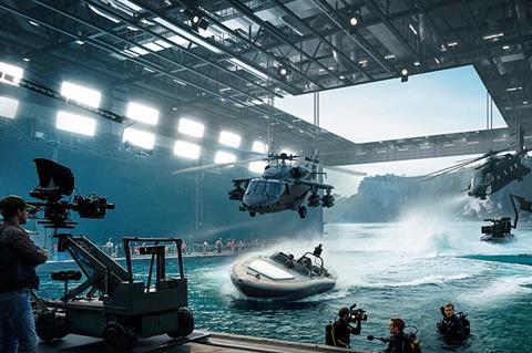 Concept art for Malta's Land-Sea Super Stage