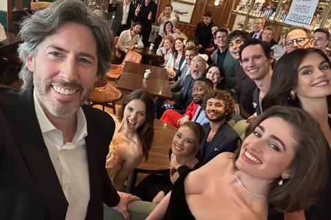 Jason Reitman and the 'Saturday Night' cast at Four Seasons
