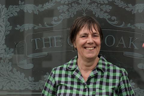 Rebecca O'Brien_on set