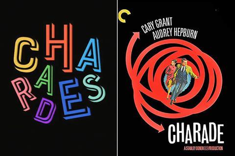Charades logo, Charade poster