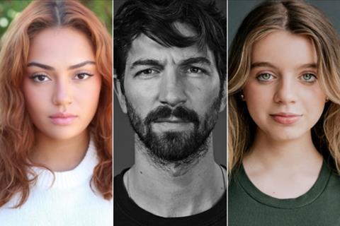 Avani Gregg,  Michiel Huisman, Ingrid Torelli