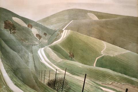 Eric Ravilious, 'Chalk Paths'