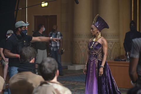 On the set of 'Black Panther: Wakanda Forever'