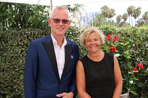 Bero Beyer and Anna Serrner  in Cannes 2021