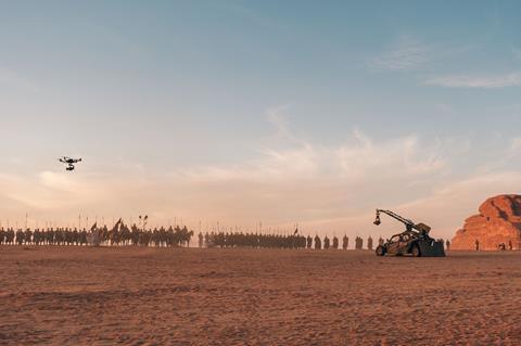 Filming Desert Warrior