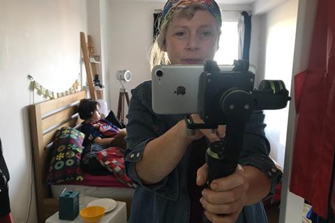 Victoria Mapplebeck filming