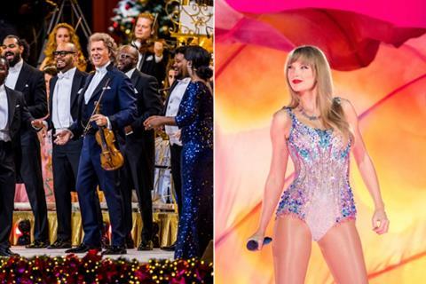 Andre Rieu's White Christmas, Taylor Swift: The Eras Tour