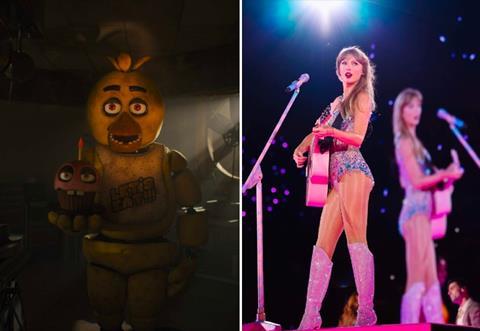 'Five Nights At Freddy's', 'Taylor Swift: The Eras Tour'