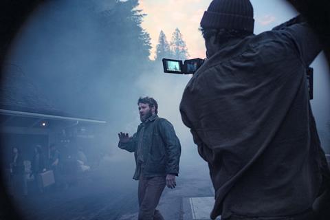 On the set of 'Train Dreams'