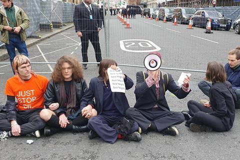 bafta protest